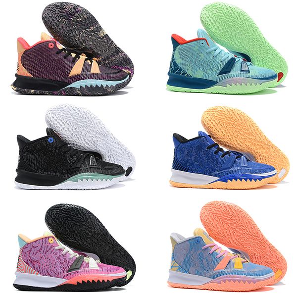 

kyrie 7 mens basketball shoes vii expressions special fx soundwave sisterhood bk black pre heat men sports trainers sneakers size us7-12