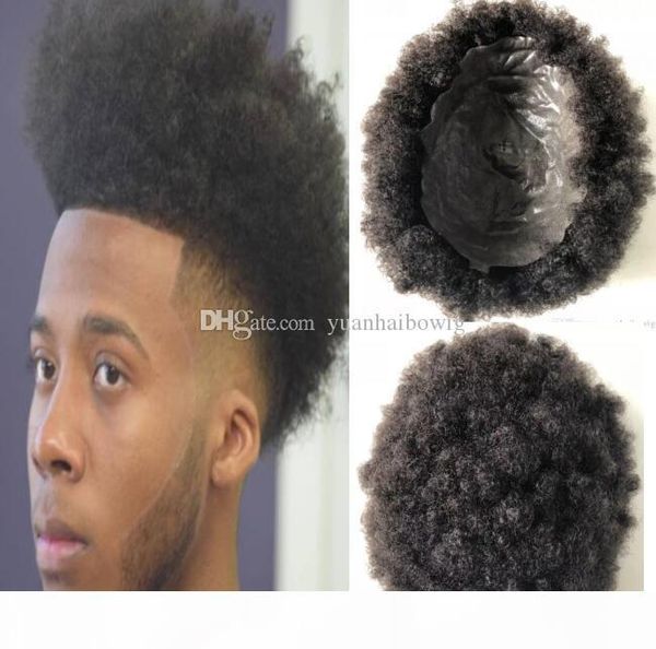 

afro toupee full thin skin selling black hair malaysian short hair afro kinky curl toupee for african american blackman ing
