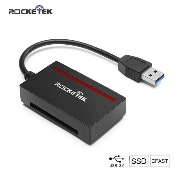 

computer cables & connectors rocketek cfast 2.0 reader usb 3.0 to sata adapter card and 2.5" hdd hard drive/read write ssd&cf simultane