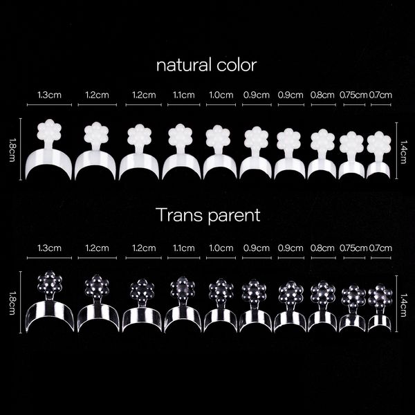 

fake nails 500pcs/box french crescent nails tips fake nails plum flowers multicolors fingernail beauty tools, Red;gold