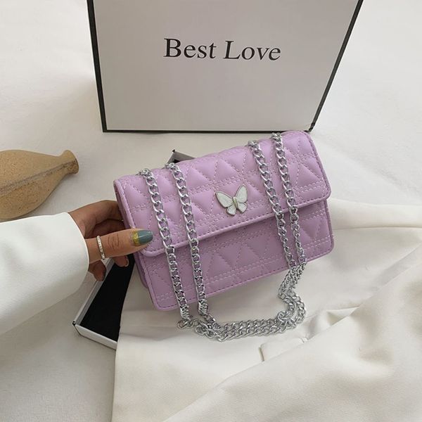 

bysna women's 2020 autumn and winter new women's embroidery chain bagsquare small small square shoulder bag fashion simple and fas