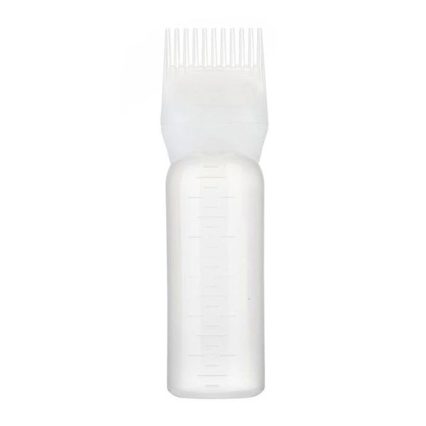 

120ml professional hair dye bottle applicator brush dispensing salon hair coloring dyeing hair dry cleanin sqcvkd, Silver