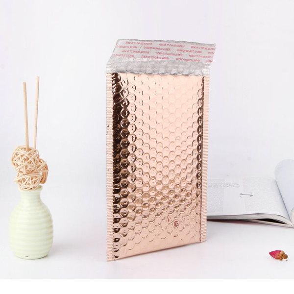 

10pcs holographic metallic bubble mailer gift packaging glamour colorful silver shades foil cushion padded shipping e bbyaxr