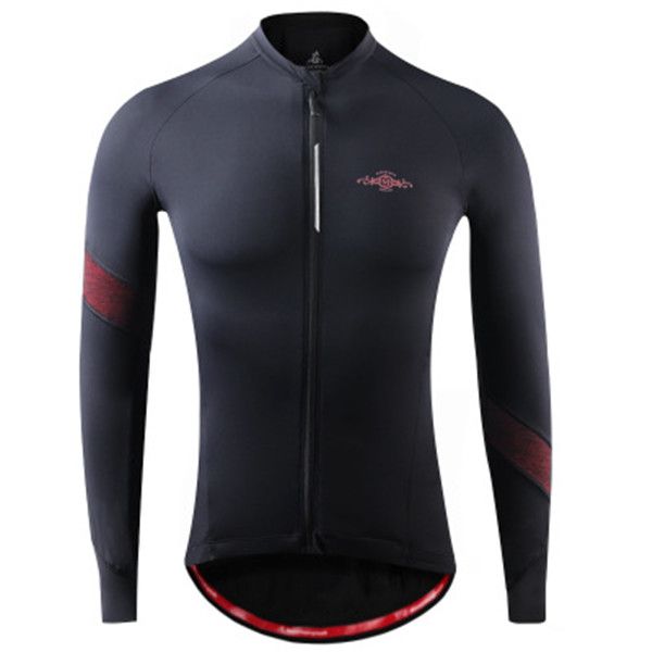 

racing sets cycling jersey bike clothing long sleeve mens pro team autumnice silk bicycle fast, Black;blue