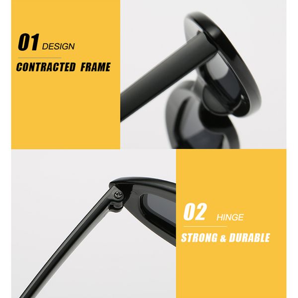 

новая стимпанк марка дизайнер овальная круглая пешеходные женщины vintage cat eye солнцезащитные очки малый каркас дамы солнцезащитные очки