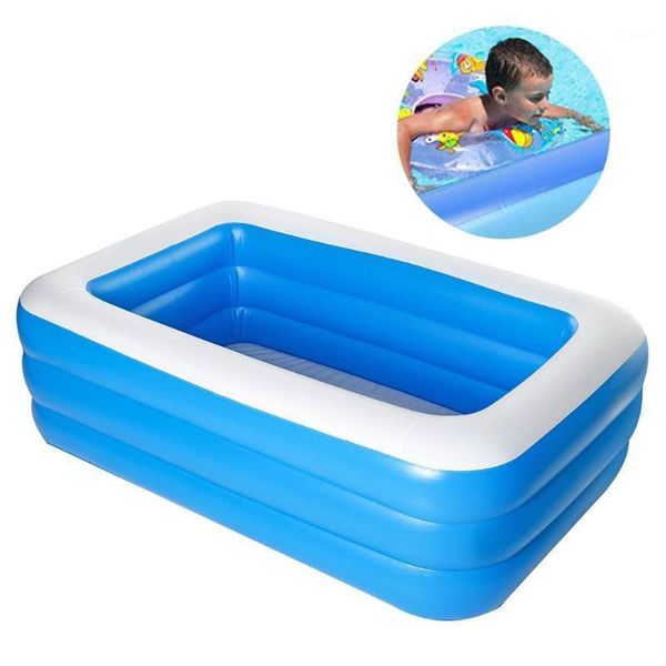 

pfds inflatable swimming pool 1.5m/1.8m/2.1m/2.6m adults kids baby bathing tub outdoor indoor home use paddling swimming1