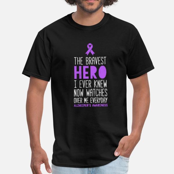 

the bravest hero alzheimer's awareness designers graphic t shirt cute breathable tracksuit hoodie sweatshirt