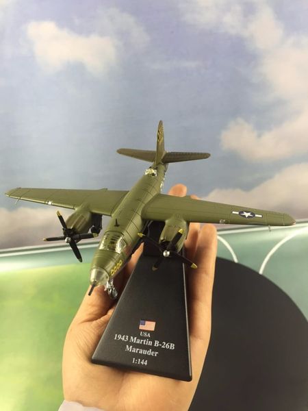 

simulation b-26b marauder bomber,collection model alloy airplane toy vehicles , diecasts airplanes toys, ing