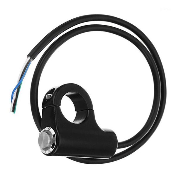 

22mm motorcycle switches atv scooter led handlebar fog light headlight hazard brake headlamp light switch with on-off indicator1