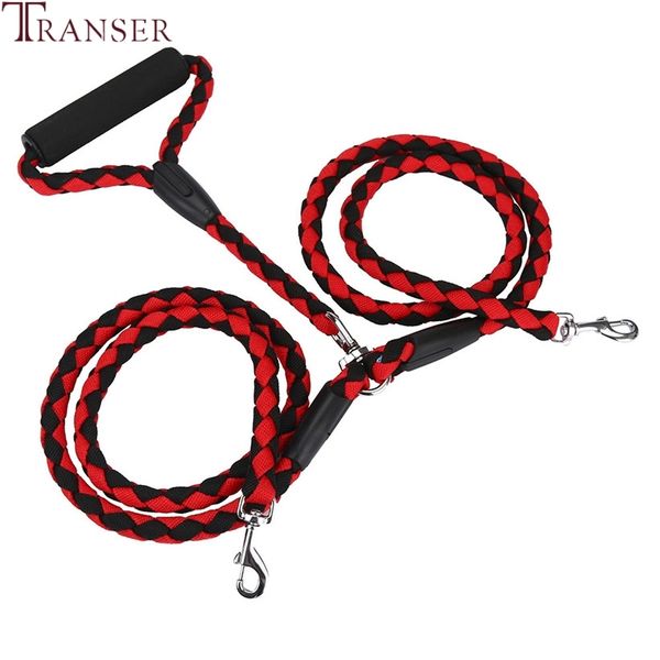 

transer pet dog supplies nylon double leashes strong dog leash for large small dogs outdoor walking 80301 1020