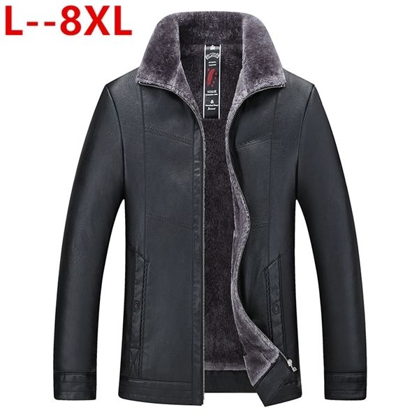 

8xl 6x winter luxurious brand genuine jacket new style luxury lapel collar male leather suits for men sheepskin jack c1103, Black;brown