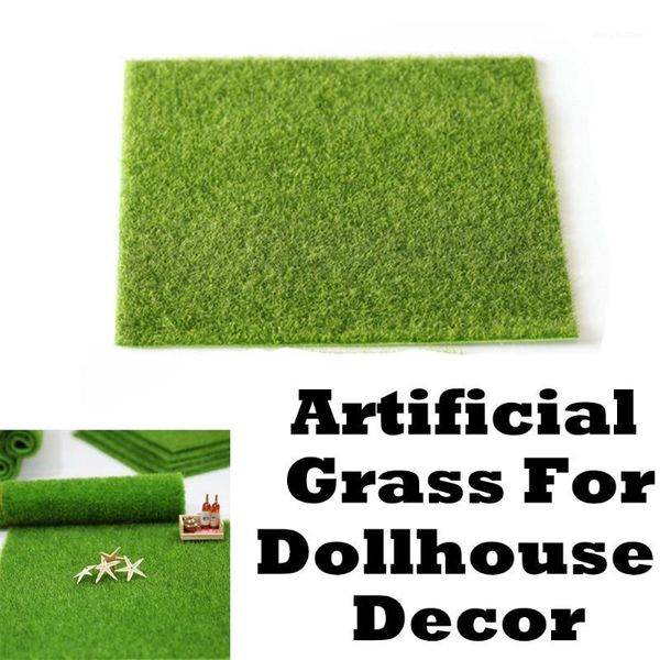 

decorative flowers & wreaths 1pc artificial faux garden turf grass lawn moss miniature craft dollhouse decor diy micro landscaping map for k