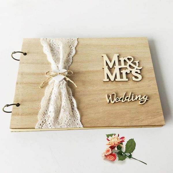 

40 pages mr&mrs wedding guestbook personalized rustic sweet wedding anniversary present signature book diy p memory