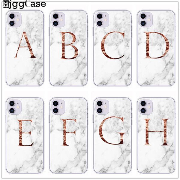 

3with letters a, b, c, d, pink, gold, white, marble, tpu, soft case for vip 11 pro, x, xs, max, xr, 7, 7plus, 8, 8plus, 6, 6s pluscf1