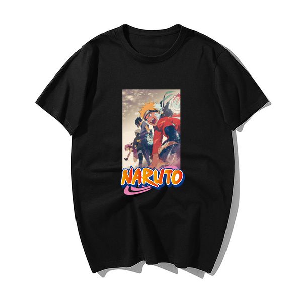 

cool japanese anime naruto team 7 print tshirt fashion anime summer casual funny harajuku streetwear hooded sweatshirt hoodie men t shirt