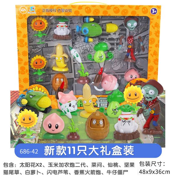 

game pvz plants vs zombies peashooter pvc action figure model toy gifts toys for children in opp bag 1008