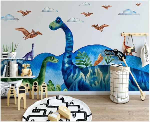 

3d wallpaper custom p mural modern cartoon dinosaur world children's room home decor 3d wall murals wallpaper for walls 3 d in rolls
