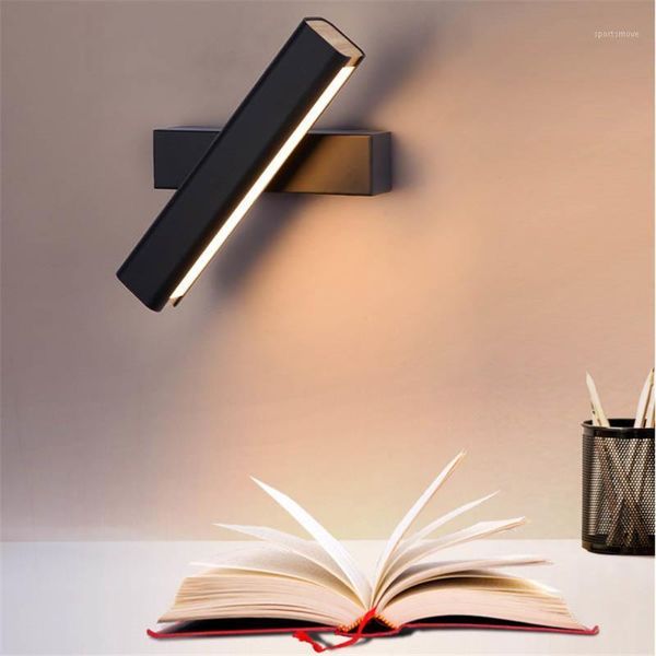

wall lamp thrisdar 3w nordic wooden led 270 degree rotatable creative bedroom bedside light aisle staircase lamps1