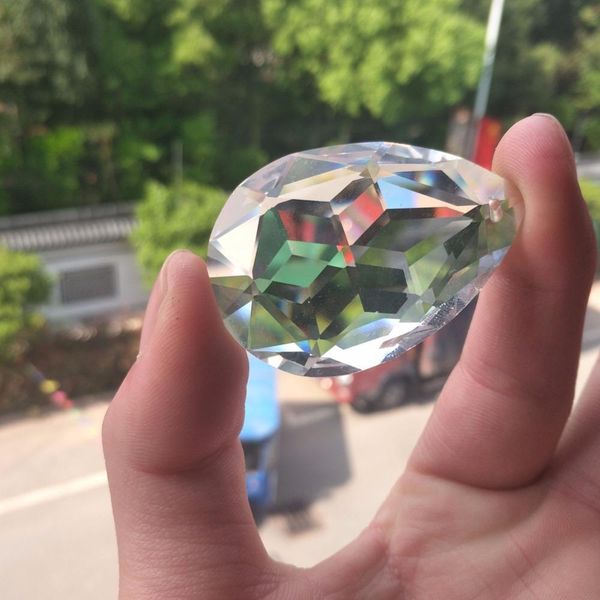 

38mm clear crystal drops chandelier pendant lamp prisms beads chrismas decoration hanging suncatcher 38mm clear h qylbpm