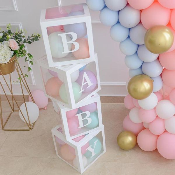 

frigg transparent box 1st birthday girl boy baby shower decorations wedding decor party supplies babyshower