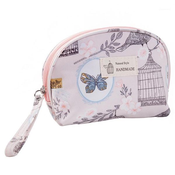 

take care of the cosmetic bag, travel portable cosmetic bag, waterproof cloth printing, wash mouth red bag1