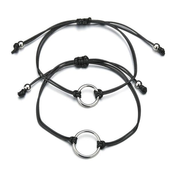 

yada new двойной круглый круг браслеты для мужчин женщины плетеные веревочные браслеты кристалл ювелирные изделия регулируемый браслет bt200, Golden;silver