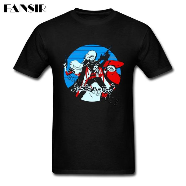 

sport brand men t shirts captain harlock short sleeved pure cotton crew neck t-shirt for man tees shirt