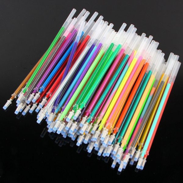 

2020 stationery 12 your colored ballpoint gel filled metal watercolor fluorescent pens, pencil sticks, school supplies
