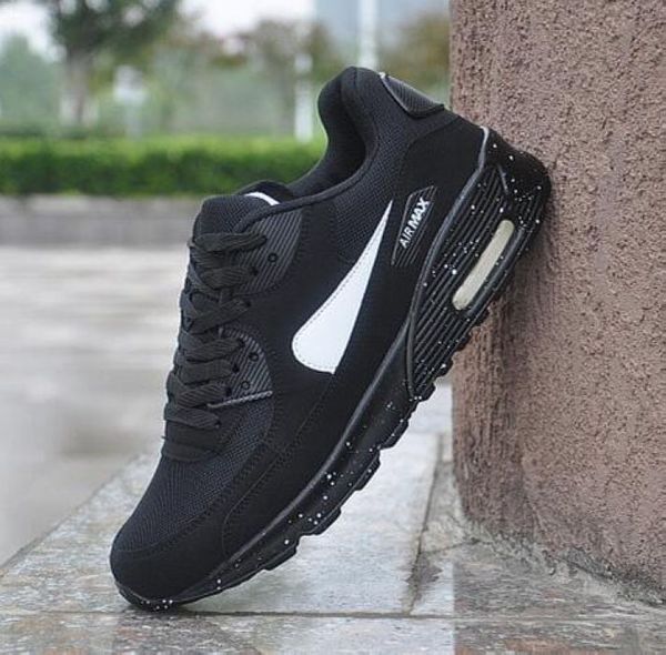 

fast shipping 2020 new mens sneakers shoes classic 90 men and women casual shoes black red white breathable sports shoes shoe