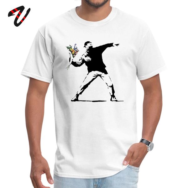 

swag banksy flower thrower fabric tshirt mens novelty street art designer rebel tees oversize sport hooded sweatshirt hoodie men t shirt
