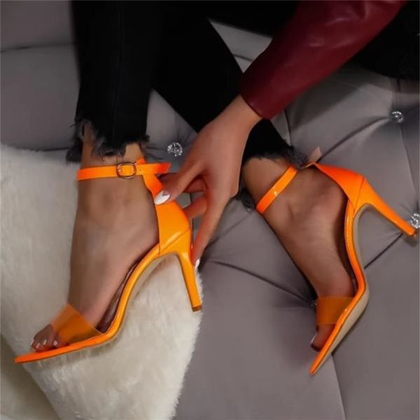 

2021 new women summer high buckle strap pointed toe thin heels casual wedding party ladies plus size pumps cw1q, Black