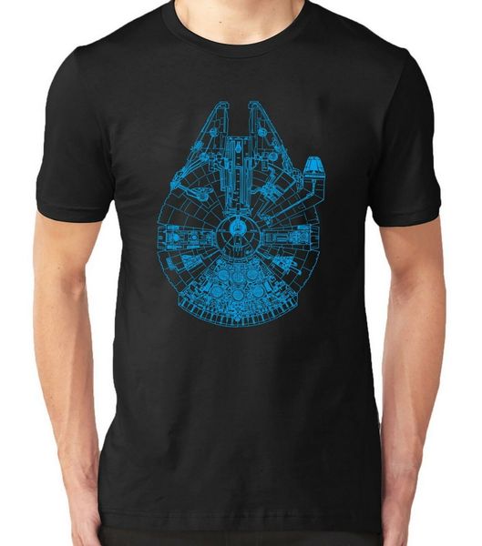 

falcon blue print plans t-shirt black design s-5xl tee shirt fashion cool sport hooded sweatshirt hoodie