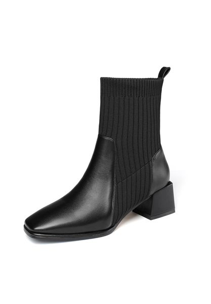 

2021 mode new ankle winter shoes black foot working boots woman 34-43 2and