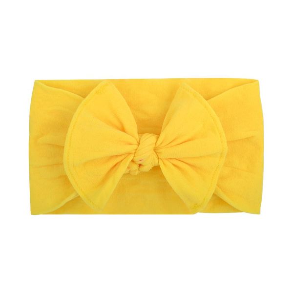 

1 piece turban bows headband for baby girls 6.1 inch headwraps elastic toddler headwear baby hair accessories soft bow headband q sqcgjd