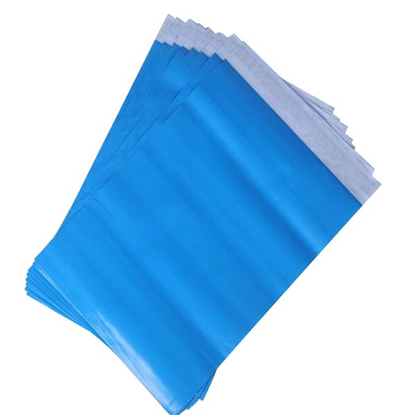 

32*45cm courier bags frosted blue self-seal adhesive storage bag waterproof thick 12 wire envelope mailer postal mailing bags ing