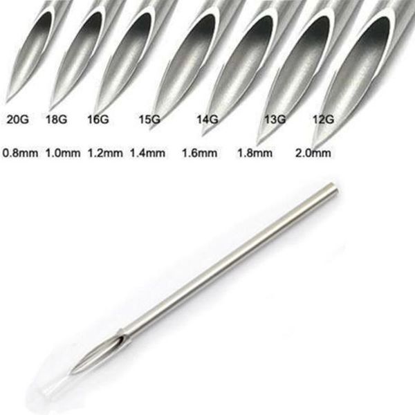

1pcs disposable safe sterile ear piercing gun no pain nose stud piercing tool body pircing maker surgical steel medical needle q sqcfzd, Silver