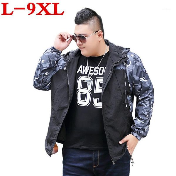 

9xl 8xl new pattern spring jacket male increase fertilizer enlarge code coat chao fat jacket male fertilizer guy loose coat1, Black;brown