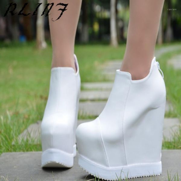 

rlinf boots women single shoes women's platform shoes wild 15cm boots1, Black