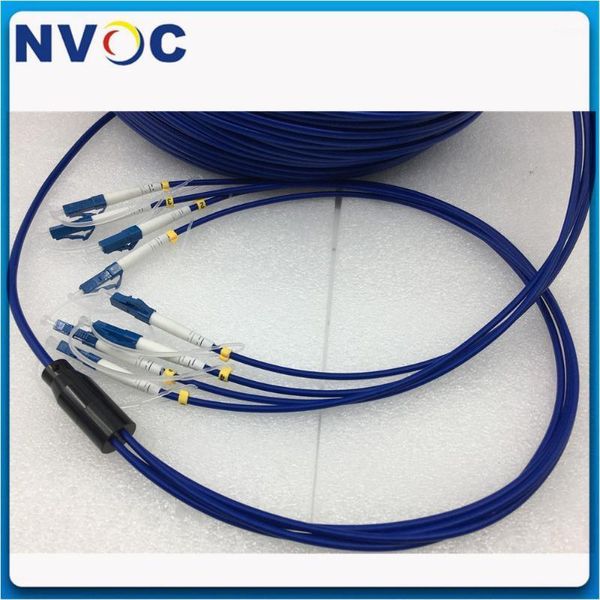 

50m 100m 150m 200m 250m 300m 8c sm g652d,5.0mm lc/upc-lc/upc armored fiber patch cable 8cores lc/sc/fc/stupc armored patch cord1