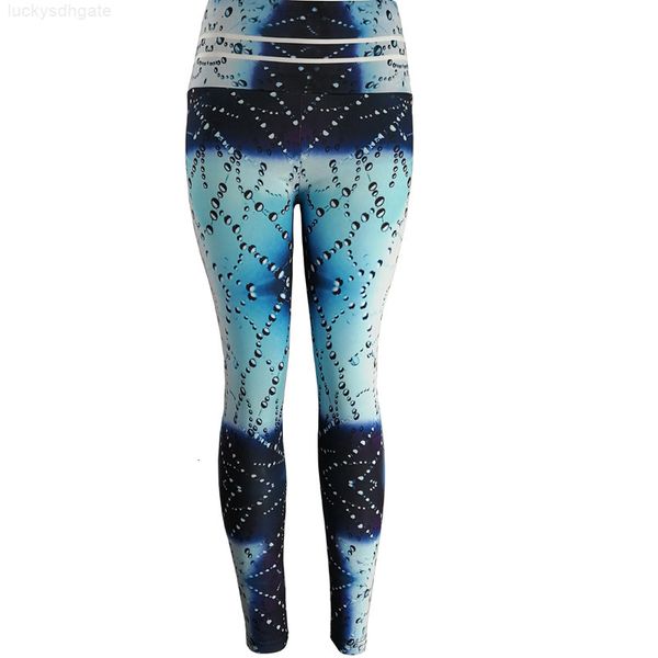 

leggings sports push up high waist women water droplets 3d print fitnessfitness slim jeggings dry quick sporting pants, Black;white