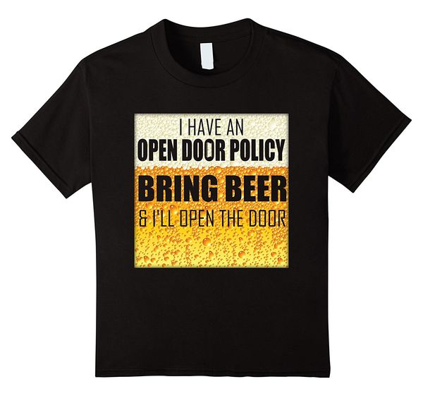 

new summer fashion i have an open door policy bring beer & i'll open the door t-shirt short mens sport hooded sweatshirt hoodie