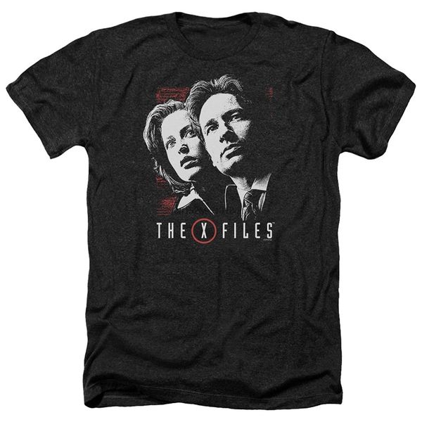 

x-files horror sci-fi tv series mulder scully heather t-shirt tee sport hooded sweatshirt hoodie