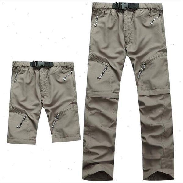 

summer detachable quick dry men pants waterproof military active multifunction trousers pockets mens casual cargo pants, Black