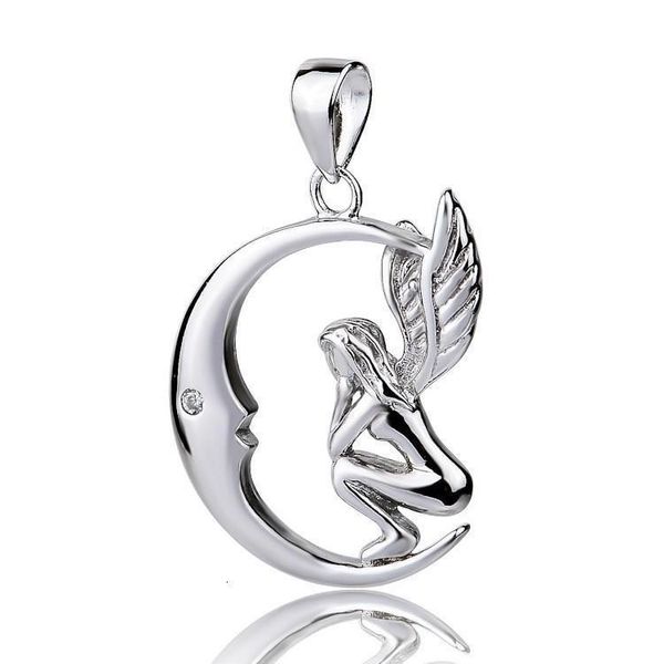 

factorymtd8necklace women color angel silver jewelry for pendant girls