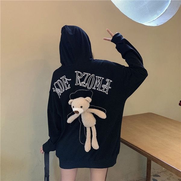 

2jufp хлопок верхней шкалы весна осень тонкие с капюшоном блудниц моды ins top sweatersweater свитер социальных студентов показать тонкие и, White