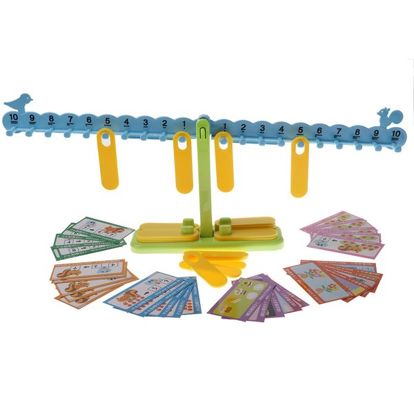 

kids math toy - number balance scale set, toddlers babies preschoolers intellectual toys