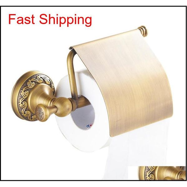 

antique brass paper towel rack european style vintage paper holder toilet paper tissue box bathroom accesso qylgqr new_dhbest