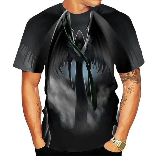 

sleeve horror compression punisher skull new short 3d print shirts anime comics aesthetic men clothing