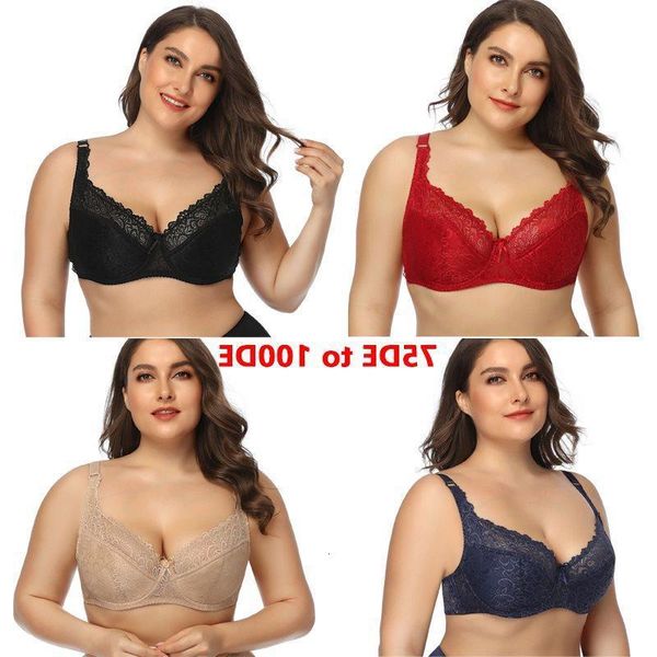 

designer lace full figure minimizer bra de cup big size bralette thin black friday 2021 deals, White;black