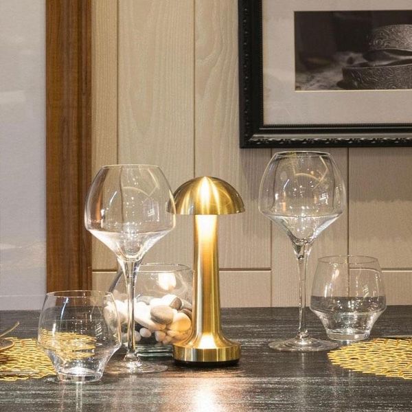 

brass cordless bar table lamps restaurant portable battery desk lamp modern chargeable night lights bedside stand light fixtures